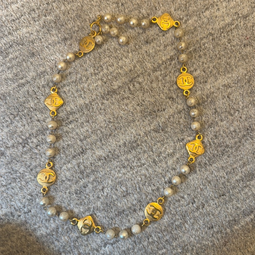 Long Vintage Chanel Costume Necklace
